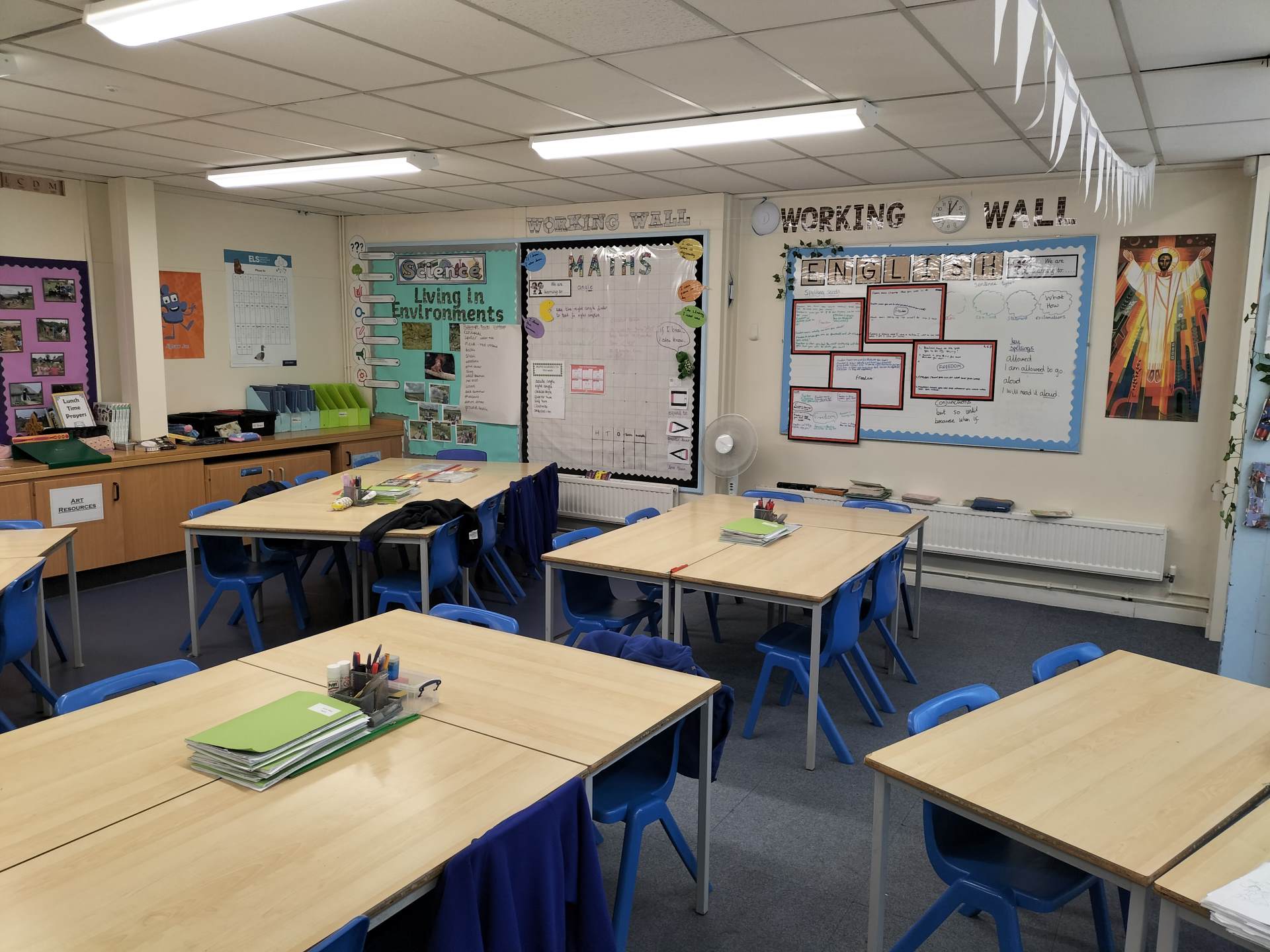 An image of the Year 4 classroom