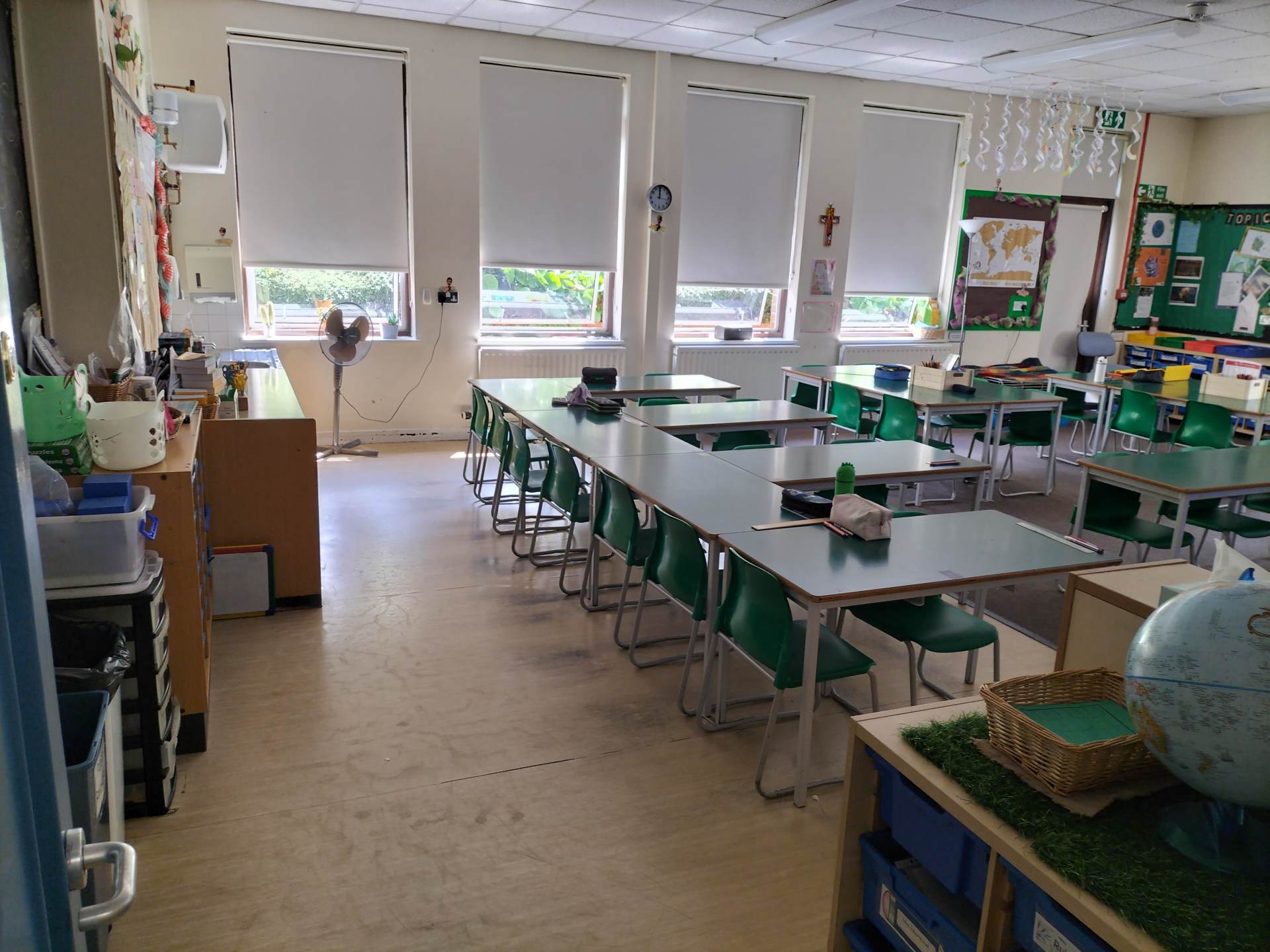 An image of the Year 5 classroom