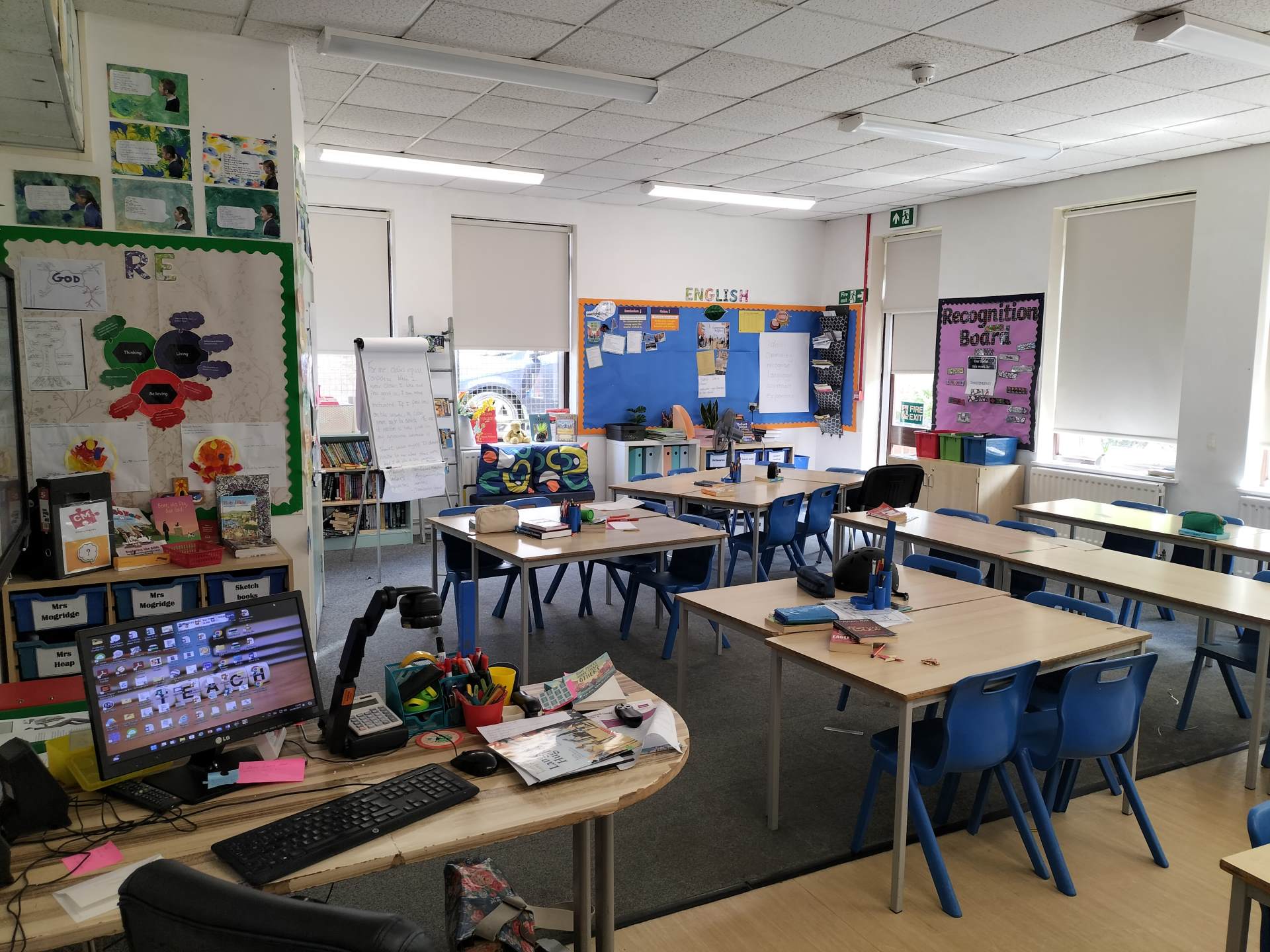 An image of the Year 6 classroom